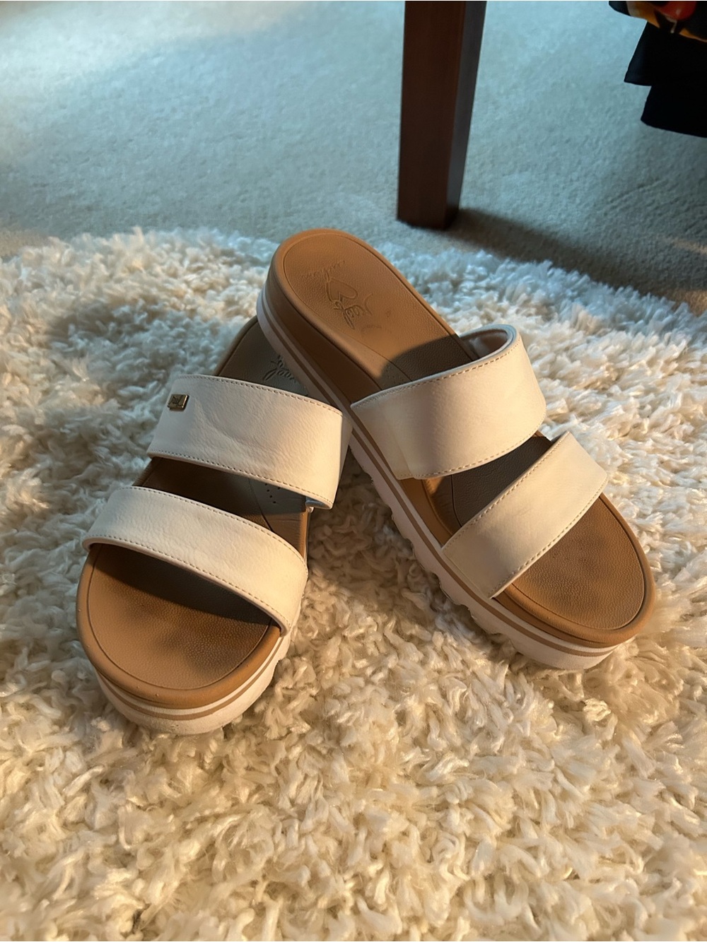 Reef Double-Strap Platform Slide Sandals